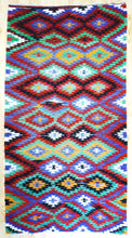 Load image into Gallery viewer, 5x10 Vintage Anatolian Turkish Kilim Area Rug | Repeating Symmetrical Motifs Bold Colors | SKU 295