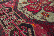Load image into Gallery viewer, 5x14 Vintage South Eastern Anatolian Turkish Runner Area Rug | Geometric Bold Medallions on an Earthy Field | SKU 311