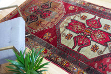 Load image into Gallery viewer, 5x14 Vintage South Eastern Anatolian Turkish Runner Area Rug | Geometric Bold Medallions on an Earthy Field | SKU 311