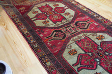 Load image into Gallery viewer, 5x14 Vintage South Eastern Anatolian Turkish Runner Area Rug | Geometric Bold Medallions on an Earthy Field | SKU 311