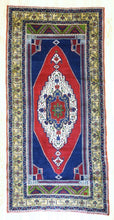 Load image into Gallery viewer, 5x10 Vintage Central Anatolian 'Taspinar' Turkish Area Rug | Colorful traditional medallion design spacious corners | SKU 329