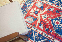 Load image into Gallery viewer, 4x7 Vintage Central Anatolian 'Yoruk' Turkish Area Rug | Medallion design on warm field, geometric border | SKU 330