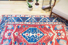 Load image into Gallery viewer, 4x7 Vintage Central Anatolian 'Yoruk' Turkish Area Rug | Medallion design on warm field, geometric border | SKU 330