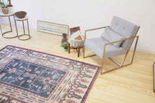 Load image into Gallery viewer, 5x7 Vintage Central Anatolian 'Sultanhan' Turkish Rug with floral and vine designs on geometric field | SKU 337