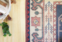 Load image into Gallery viewer, 5x7 Vintage Central Anatolian 'Sultanhan' Turkish Rug with floral and vine designs on geometric field | SKU 337