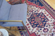 Load image into Gallery viewer, 4x8 Vintage Central Anatolioan 'Taspinar' Wool Turkish Area Rug with a bold medallion geometric border | SKU 363
