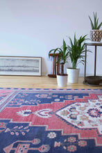 Load image into Gallery viewer, 4x8 Vintage Central Anatolioan 'Taspinar' Wool Turkish Area Rug with a bold medallion geometric border | SKU 363