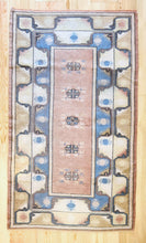 Load image into Gallery viewer, 4x7 Vintage Western Anatolian 'Milas' Turkish Area Rug | Spacious Unique Field with Repeating Motifs | SKU 370