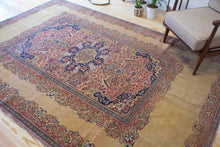 Load image into Gallery viewer, 7x10 Vintage Central Anatolian 'Kayseri' Turkish Area Rug | Floral design bold medallion unique border | SKU 415
