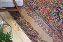 Load image into Gallery viewer, 7x10 Vintage Central Anatolian 'Kayseri' Turkish Area Rug | Floral design bold medallion unique border | SKU 415