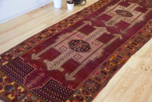 Load image into Gallery viewer, 5x13 Vintage Eastern Anatolian 'Kars' Turkish Area Rug | Two Bold Medallions on a Meticulously Designed Field | SKU 429