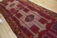 Load image into Gallery viewer, 5x13 Vintage Eastern Anatolian 'Kars' Turkish Area Rug | Two Bold Medallions on a Meticulously Designed Field | SKU 429
