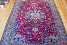 Load image into Gallery viewer, 7X10 Vintage Central Anatolian 'Kayseri' Turkish Area Rug | Floral design bold medallion warm colors | SKU 434