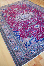 Load image into Gallery viewer, 7X10 Vintage Central Anatolian 'Kayseri' Turkish Area Rug | Floral design bold medallion warm colors | SKU 434