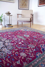 Load image into Gallery viewer, 7X10 Vintage Central Anatolian 'Kayseri' Turkish Area Rug | Floral design bold medallion warm colors | SKU 434