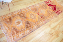 Load image into Gallery viewer, 3x11 Vintage South Eastern Anatolian 'Herki' Turkish Area Rug | Geometric Bold Medallions on an Earthy Field | SKU 449