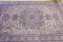 Load image into Gallery viewer, 6x10 Vintage Central Anatolian 'Kayseri' Turkish Area Rug | Intricate floral design bold medallion sandy field | SKU 463