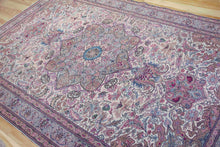 Load image into Gallery viewer, 6x10 Vintage Central Anatolian 'Kayseri' Turkish Area Rug | Intricate floral design bold medallion sandy field | SKU 463