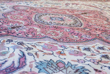 Load image into Gallery viewer, 7x10 Vintage Central Anatolian 'Kayseri' Turkish Area Rug | Unique floral design bold medallion almond field | SKU 474