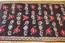Load image into Gallery viewer, 5x7 Vintage Eastern Anatolian 'Kars' Turkish Kilim Area Rug | Balanced floral design onyx field geometric border | SKU 485