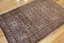 Load image into Gallery viewer, 4x6 Vintage Central Anatolian 'Kayseri' Turkish Area Rug | Geometric design natural earthy colors | SKU 490