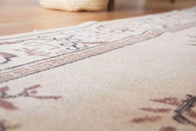 Load image into Gallery viewer, 6x9 Vintage Central Anatolian Oushak Style Turkish Area Rug | Geometric medallion spacious field muted colors | SKU 499