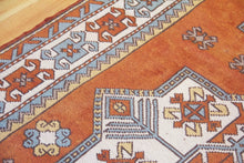 Load image into Gallery viewer, 5x6 Vintage Eastern Anatolian 'Kars' Turkish Area Rug | Double medallion on earthy spacious field with symmetrical tribal symbols | SKU 526