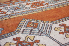 Load image into Gallery viewer, 5x6 Vintage Eastern Anatolian 'Kars' Turkish Area Rug | Double medallion on earthy spacious field with symmetrical tribal symbols | SKU 526