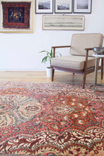 Load image into Gallery viewer, 6x10 Vintage Central Anatolian 'Kayseri' Turkish Area Rug | Vibrant Colors Bold Medallion Symmetrical All Over Floral Design | SKU 590