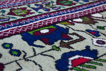 Load image into Gallery viewer, 5x6 Vintage Central Anatolian 'Taspinar' Turkish Area Rug | Symmetrical Floral Design with Palmettes Bold Colors Geometric Border | SKU 628