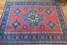 Load image into Gallery viewer, 6x8 Vintage Central Anatolian 'Sultanhan' Turkish Area Rug | Central Medallion Geometric Designs on Spacious Field Stylized Border | SKU 646