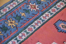 Load image into Gallery viewer, 6x8 Vintage Central Anatolian 'Sultanhan' Turkish Area Rug | Central Medallion Geometric Designs on Spacious Field Stylized Border | SKU 646