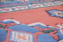 Load image into Gallery viewer, 6x8 Vintage Central Anatolian 'Sultanhan' Turkish Area Rug | Central Medallion Geometric Designs on Spacious Field Stylized Border | SKU 646