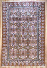 Load image into Gallery viewer, 7x10 Vintage Central Anatolian 'Kayseri' Turkish Rug | Intricate Symmetrical Geometric Design Earthy Colors | SKU 670