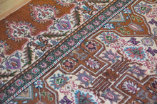 Load image into Gallery viewer, 7x10 Vintage Central Anatolian 'Kayseri' Turkish Rug | Intricate Symmetrical Geometric Design Earthy Colors | SKU 670