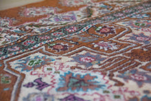 Load image into Gallery viewer, 7x10 Vintage Central Anatolian 'Kayseri' Turkish Rug | Intricate Symmetrical Geometric Design Earthy Colors | SKU 670