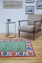 Load image into Gallery viewer, 3x5 Vintage Central Anatolian 'Konya' Turkish Rug | Simple Design Soft Colors Stylized Border | SKU 671