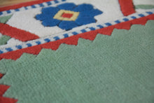Load image into Gallery viewer, 3x5 Vintage Central Anatolian 'Konya' Turkish Rug | Simple Design Soft Colors Stylized Border | SKU 671