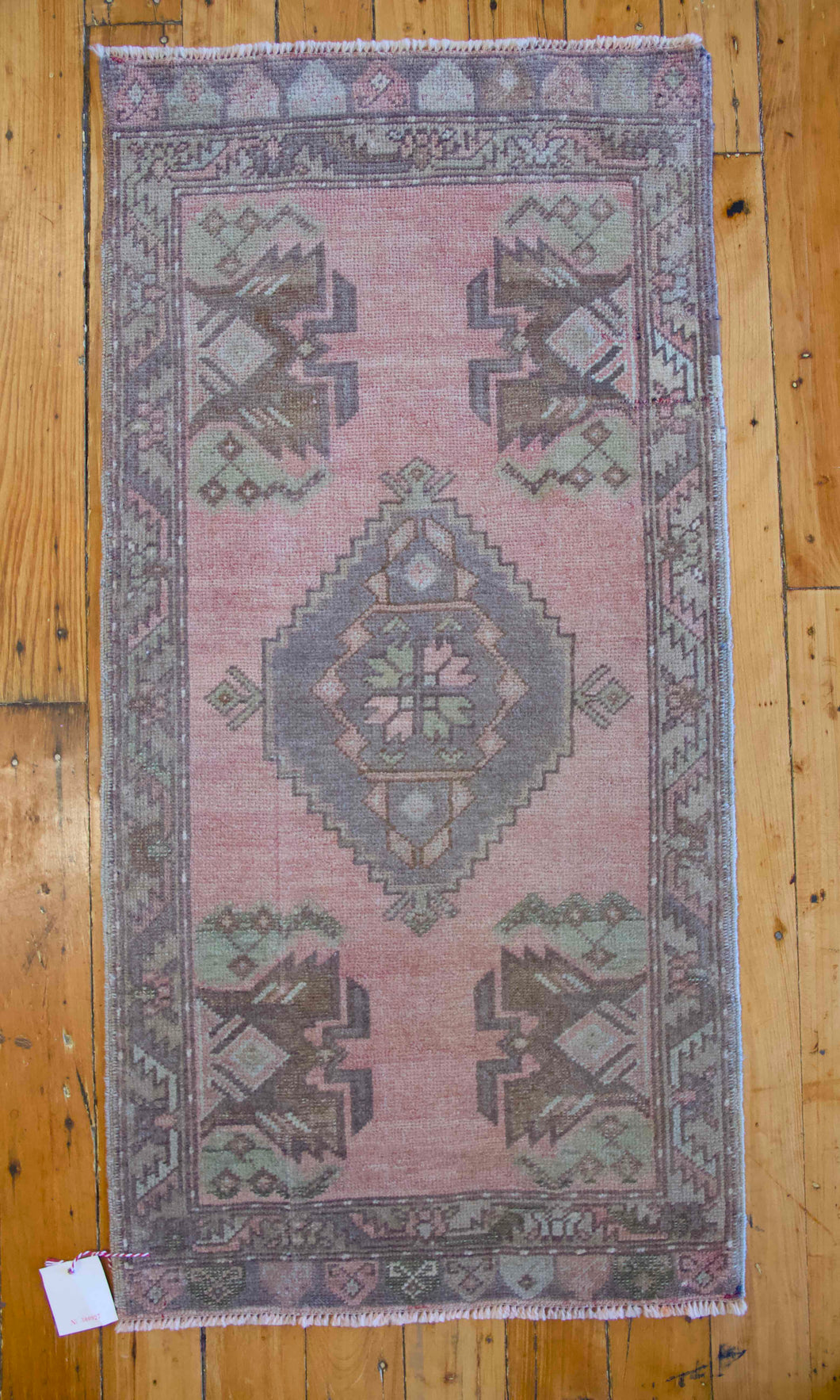 2x3 Vintage Central Anatolian Turkish Mini Rug | SKU M109