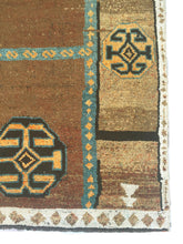Load image into Gallery viewer, 4x7 Vintage Eastern Anatolian &#39;Kars&#39; Turkish Area Rug | Geometric Design Tribal Motifs Earthy Colors  | SKU 187

