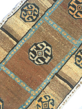 Load image into Gallery viewer, 4x7 Vintage Eastern Anatolian &#39;Kars&#39; Turkish Area Rug | Geometric Design Tribal Motifs Earthy Colors  | SKU 187
