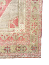 Load image into Gallery viewer, 6x10 Vintage Central Anatolian Oushak Style &#39;Taşpınar&#39; Turkish Area Rug | Bold Medallion Warm Muted Colors Stylized Borders | SKU 237
