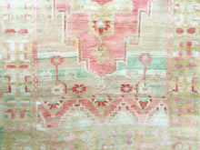 Load image into Gallery viewer, 5x8 Vintage Central Anatolian Oushak Style &#39;Taşpınar&#39; Turkish Area Rug | Bold Medallion Spacious Field Warm Muted Colors Stylized Border | SKU 266
