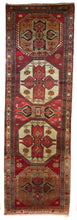 Load image into Gallery viewer, 5x14 Vintage South Eastern Anatolian Turkish Runner Area Rug | Geometric Bold Medallions on an Earthy Field | SKU 311
