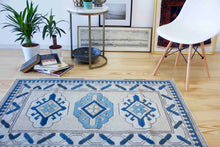 Load image into Gallery viewer, 3x5 Vintage Central Anatolian &#39;Sultanhan&#39; Wool Turkish Area Rug with subtle field and geometric medallions | SKU 362
