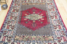 Load image into Gallery viewer, 5x7 Vintage Central Anatolian &#39;Kula&#39; Turkish Area Rug | Bold medallion geometric design earthy colors | SKU 410
