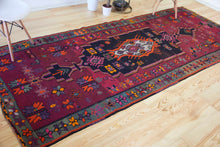 Load image into Gallery viewer, 5x11 Vintage Eastern Anatolian &#39;Kars&#39; Turkish Kilim Rug | Bold Medallion with Scattered Tribal Motifs | SKU 428
