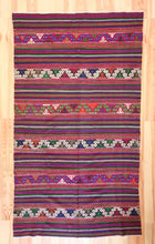 Load image into Gallery viewer, 6x10 Vintage Anatolian Turkish Kilim Area Rug | Strips with bold colors and tribal symbols | SKU 458
