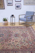 Load image into Gallery viewer, 6x10 Vintage Central Anatolian &#39;Kayseri&#39; Turkish Area Rug | Intricate floral design bold medallion sandy field | SKU 463
