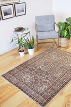 Load image into Gallery viewer, 4x6 Vintage Central Anatolian &#39;Kayseri&#39; Turkish Area Rug | Geometric design natural earthy colors  | SKU 490
